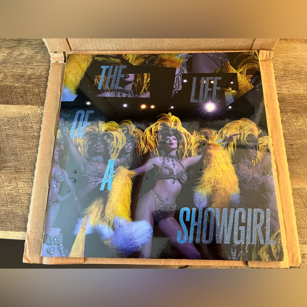Taylor Swift The Life of a Showgirl Lakeside Beach Blue Sparkle Vinyl